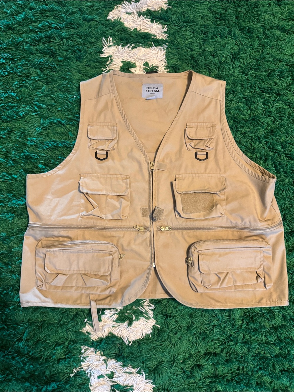 Field & Stream Tan Fishing Vest